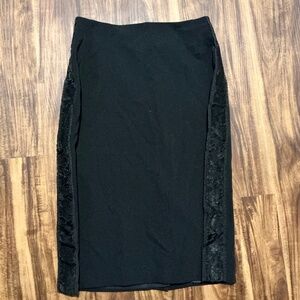 Vintage black pencil skirt